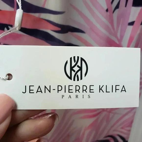 Jean-Pierre Klifa Pink Palm Maxi Dress - Picture 5 of 8